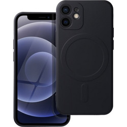 iS TPU SILICONE MAG IPHONE 12 MINI black backcover