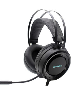 Sandberg Dominator Gaming Headset Over Ear Black