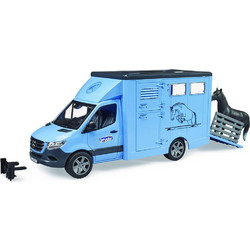 Bruder Φορτηγάκι Mercedes Benz Sprinter Μεταφοράς Ζώων Με Άλογο BR002674