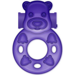 Casual Love Ring 26 Ελαστικό Δαχτυλίδι Πέους Σιλικόνης με Δόνηση Μωβ