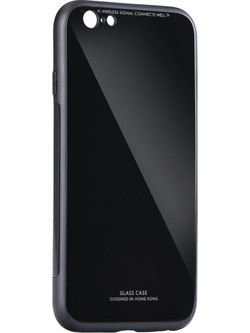 Glass Case Apple iPhone 11 Pro Max Μαύρο