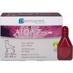 DERMOSCENT ATOP 7 SPOT-ON 10-20KG 4TMX X 1.2ML