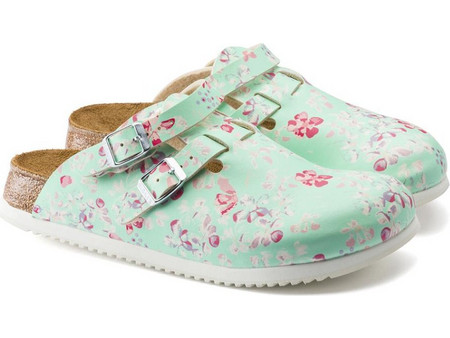 Birkenstock Kay Super Grip Flower Field Mint