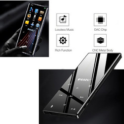 Ruizu D29 MP4 Player 16GB με Οθόνη Αφής 1.8" με Bluetooth & Ραδιόφωνο Μαύρο