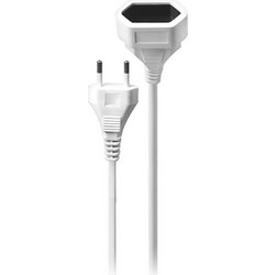 Προέκταση Διπολική 2x0.75mm (5M) Λευκή