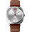 Skmei Ανδρικό Ρολόι με Καφέ Δερμάτινο Λουράκι 9266 Brown/Silver