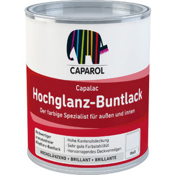 Caparol Capalac Hochglanz Σιλικονούχο Βερνικόχρωμα Μαύρο 0.75lt