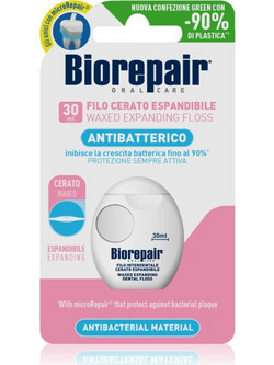Biorepair Antibacterial Κερωμένο Οδοντικό Νήμα 30m