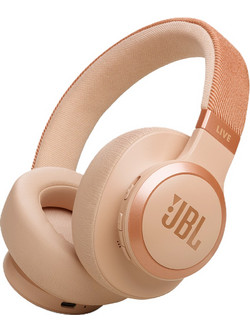 JBL Live 770NC Ενσύρματα & Ασύρματα Bluetooth Ακουστικά Over Ear με Noise Cancelling Ροζ Χρυσά