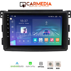 Carmedia CM809-13 Smart 2007-2010 Ηχοσύστημα Αυτοκινήτου με Οθόνη Αφής & GPS
