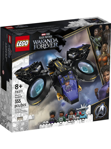 Lego Marvel Black Panther Wakanda Forever Το Sunbird της Σούρι για 8+ Ετών 76211