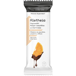 Vican Aletheia Energy Bar Πορτοκάλι Μαύρη Σοκολάτα 50gr