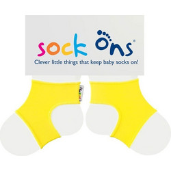 Sock Ons - Για να μην βγάζει τις κάλτσες του 0-6m SOS-YELLOW