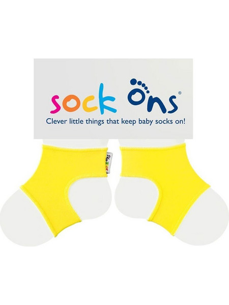Sock Ons - Για να μην βγάζει τις κάλτσες του 0-6m SOS-YELLOW