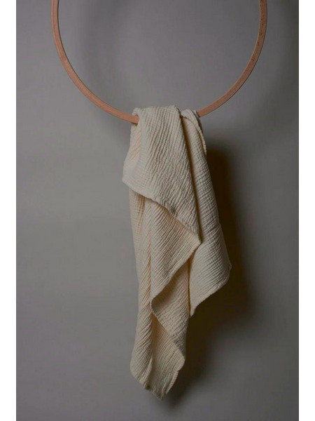 HamaManiac Crinkled Plaid Κουβέρτα Κούνιας Βαμβακερή 90x120 Ροζ