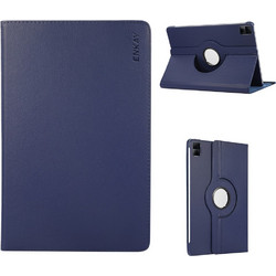 Περιστρεφόμενη Θήκη Tablet ENKAY HAT PRINCE για Xiaomi Redmi Pad SE 11" Δερματίνη PU + PC, Αυτόματη Ύπνος/Αφύπνιση - μπλε σκούρο