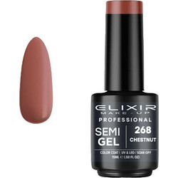 Elixir Semigel 307 Maroon Ημιμόνιμο Βερνίκι Νυχιών 15ml