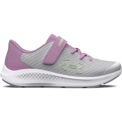 Under Armour Pursuit 3 GPS Παιδικά Αθλητικά Παπούτσια για Τρέξιμο Γκρι 3026714-100