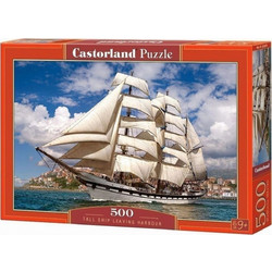 Puzzle Castorland Tall Ship Leaving Harbour 500 Κομμάτια