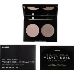 Korres Volcanic Minerals Velvet Dual Grey Taupe 38 Σκιές Ματιών 3gr