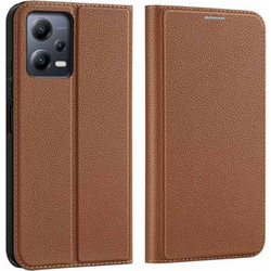 Dux Ducis Skin X2 Wallet Δερματίνης για Redmi Note 12 5G / Poco X5 5G Καφέ