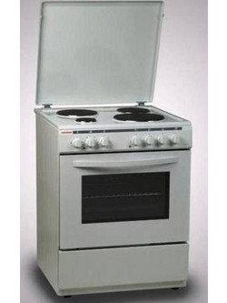 Telefunken TFK-6607M Κουζίνα Ηλεκτρική 56lt με Εμαγιέ Εστίες 60cm