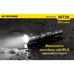 Nitecore MT26 Φακός Μπαταρίας Led Αδιάβροχος IPX8 800lm