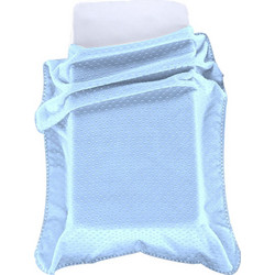 Morven Bubbles Κουβέρτα Κούνιας Βελουτέ 110x140 Γαλάζια