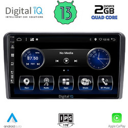 Digital IQ BXH 3168RD_CPA Ηχοσύστημα Αυτοκινήτου με Οθόνη Αφής 9" USB Bluetooth & GPS