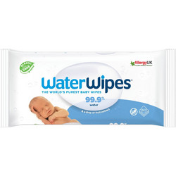 WaterWipes Μωρομάντηλα με Νερό Χωρίς Οινόπνευμα Άρωμα & Parabens 60τμχ
