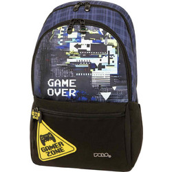 Polo Minor Gamer Zone Σχολική Τσάντα Πλάτης Γυμνασίου - Λυκείου Πολύχρωμη 901038-8225