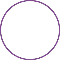 Χούλα-Χουπ 70cm - Φ19mm - 260gr, Μωβ