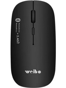 Weibo RF-5005 Ασύρματο Ποντίκι Black