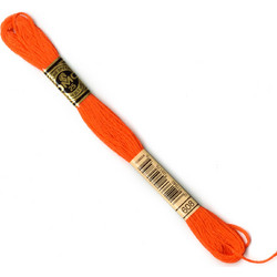 DMC Κλωστή Κεντήματος Μουλινέ 117 Βαμβακερή 608 Burnt Orange