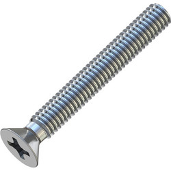 Μηχανόβιδες Φρεζάτες Σταυρού M4x30mm Γαλβανιζέ DIN 965 (Τιμή ανά Τεμάχιο)