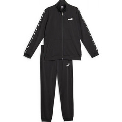 Puma Tape Poly Suit Ανδρικό Σετ Φόρμας με Λάστιχο Μαύρο 677429-01