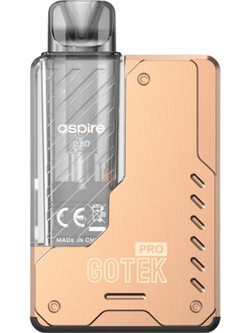 Aspire Gotek Pro Kit TPD Rose Gold Ηλεκτρονικό Τσιγάρο Pod Kit 2ml με Ενσωματωμένη Μπαταρία