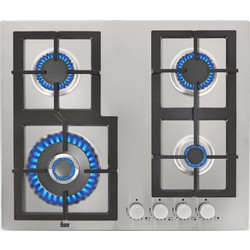 Teka EFX 60 4G AI AL Inox Εστία Αερίου Αυτόνομη 60x51cm
