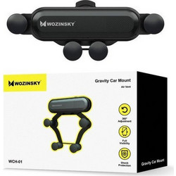 Wozinsky Gravity Car Mount Phone Holder for Air Outlet black (WCH-01)