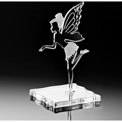 Μπομπονιέρα Βάπτισης Plexiglass Tinkerbell Μ4484