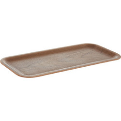Coincasa διακοσμητικός ξύλινος δίσκος από bamboo 15 x 34 cm - 007446534 Μπεζ
