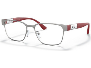 Armani Exchange AX1052 6003 Σκελετός Γυαλιών Οράσεως Μεταλλικός Ασημί Κόκκινος