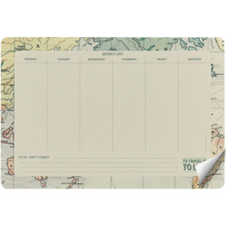 Smart Notes - Paper Mousepad and Notepad Map