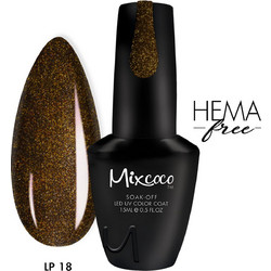 Mixcoco LP-018 Glitter Ημιμόνιμο Βερνίκι Νυχιών 15ml