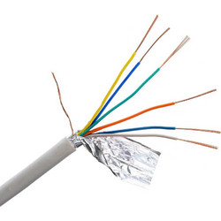 Bridge Cable 2C-32C/6SH Καλώδιο Συναγερμού 6 x0.22mm CCA, Με Θωράκιση Αλουμινίου Σε Κουλούρα 100m