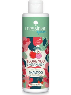 Messinian Spa Love You Cherry Much Φυτικό Σαμπουάν για Όγκο 300ml