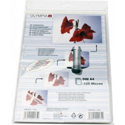1x25 Olympia Laminating pouches DIN A4 125 micron