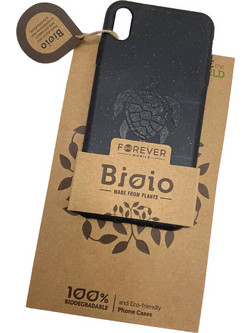 Forever Bioio Οικολογική Θήκη Turtle Case για iPhone XS Max , μαύρη
