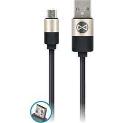 Καλώδιο Forever Modern USB σε Micro-USB 1m 2A, μαύρο