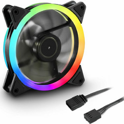Sharkoon Shark Blades Case Fan 120mm ARGB με Σύνδεση 3-Pin 4-Pin PWM